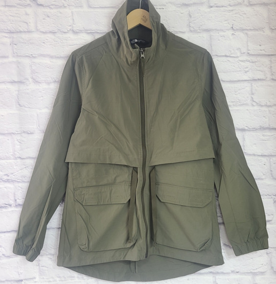 The North Face Softshell Utility Jacket Women's Medium Olive Green Full Zip - Picture 1 of 9